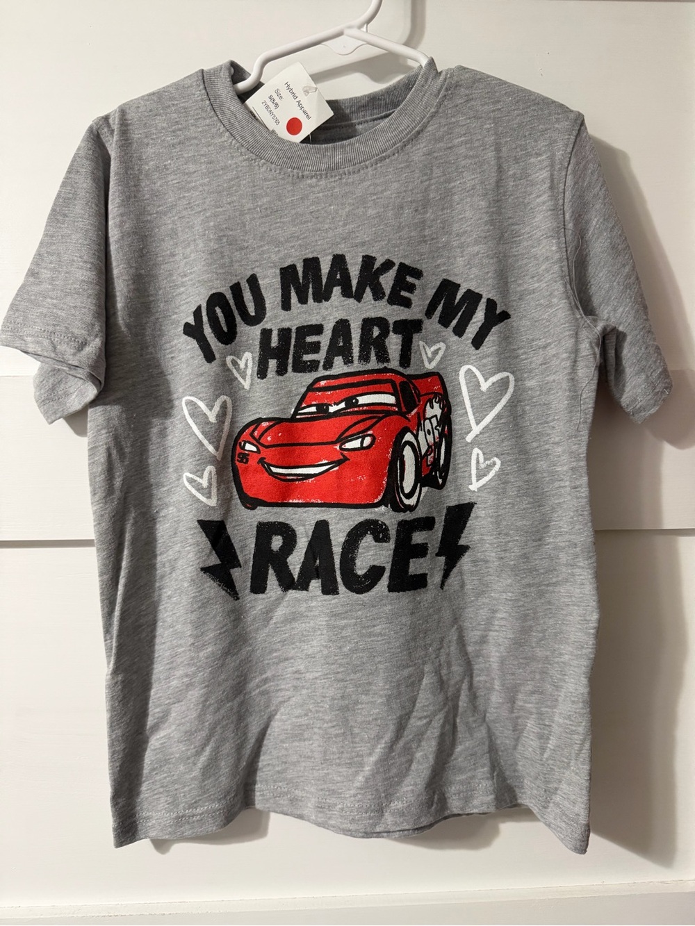 Lightning McQueen You Make My Heart Race Tee